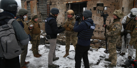 Поради для іноземних журналістів, які планують працювати в зоні ООС Фото – Міністерство оборони України