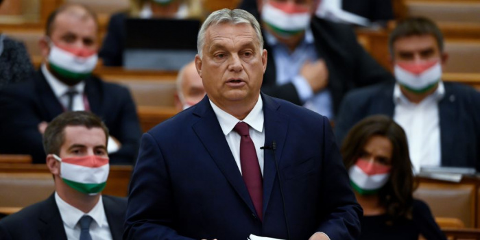 На фото – прем'єр-міністр Угорщини Віктор Орбан. Фото – rferl.org
