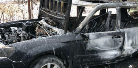 Оголошено підозру чоловікові, який підпалив авто журналісту в Ужгороді Фото – zk.npu.gov.ua