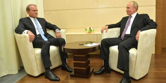 Віктор Медведчук та Володимир Путін. Фото: Кремль