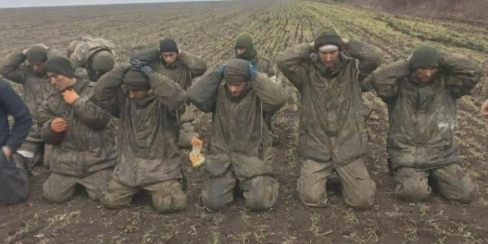 Russian prisoners of war. Photo :Armed Forces of Ukraine
