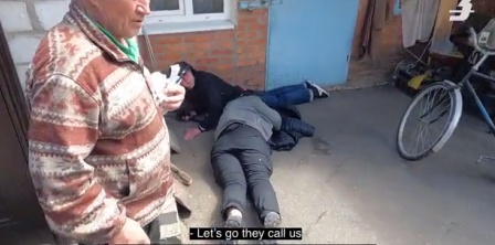 "Zaborona" journalists come under russian fire in Kharkiv region Photo: Zaborona video screenshot