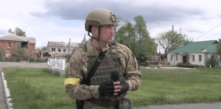 Military journalist Danylo Ishchenko wounded in Kharkiv region during filming Photo: Military Television of Ukraine