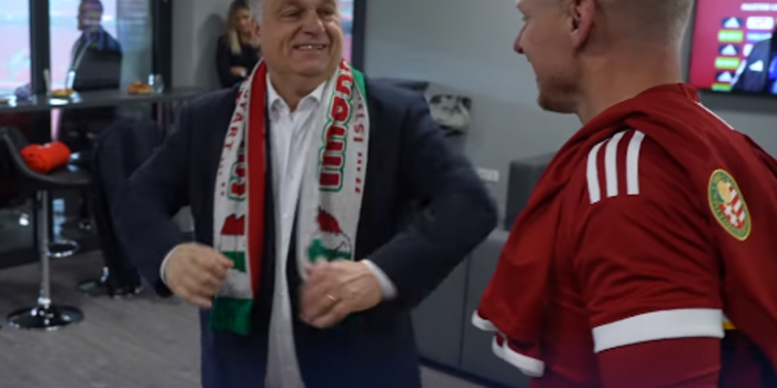 Фото – скриншот відео з допису Віктора Орбана у Facebook