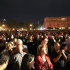 Мітинг, який шостий день поспіль проходить на площі Республіки в Єревані, 24 вересня 2023 року. Фото – Photolur
