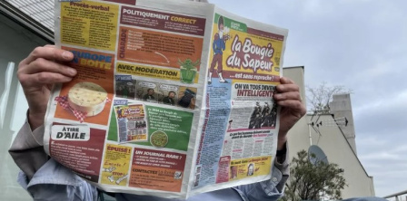  Газета La Bougie du Sapeur, яка виходить лише 29 лютого. Фото ВВС