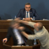 Бійка в парламенті Грузії, 15 квітня 2024 року. Фото – 1tv.ge