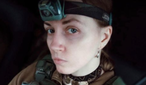 Soldier, former Tyzhden journalist Alla Pushkarchuk. Photo by Alla Pushkarchuk on Instagram