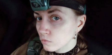 Soldier, former Tyzhden journalist Alla Pushkarchuk. Photo by Alla Pushkarchuk on Instagram