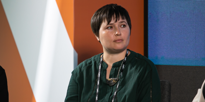 Marichka Varenikova, The New York Times, believes criticism of the government is a sign of democracy in Ukraine. Photo by the Lviv Media Forum